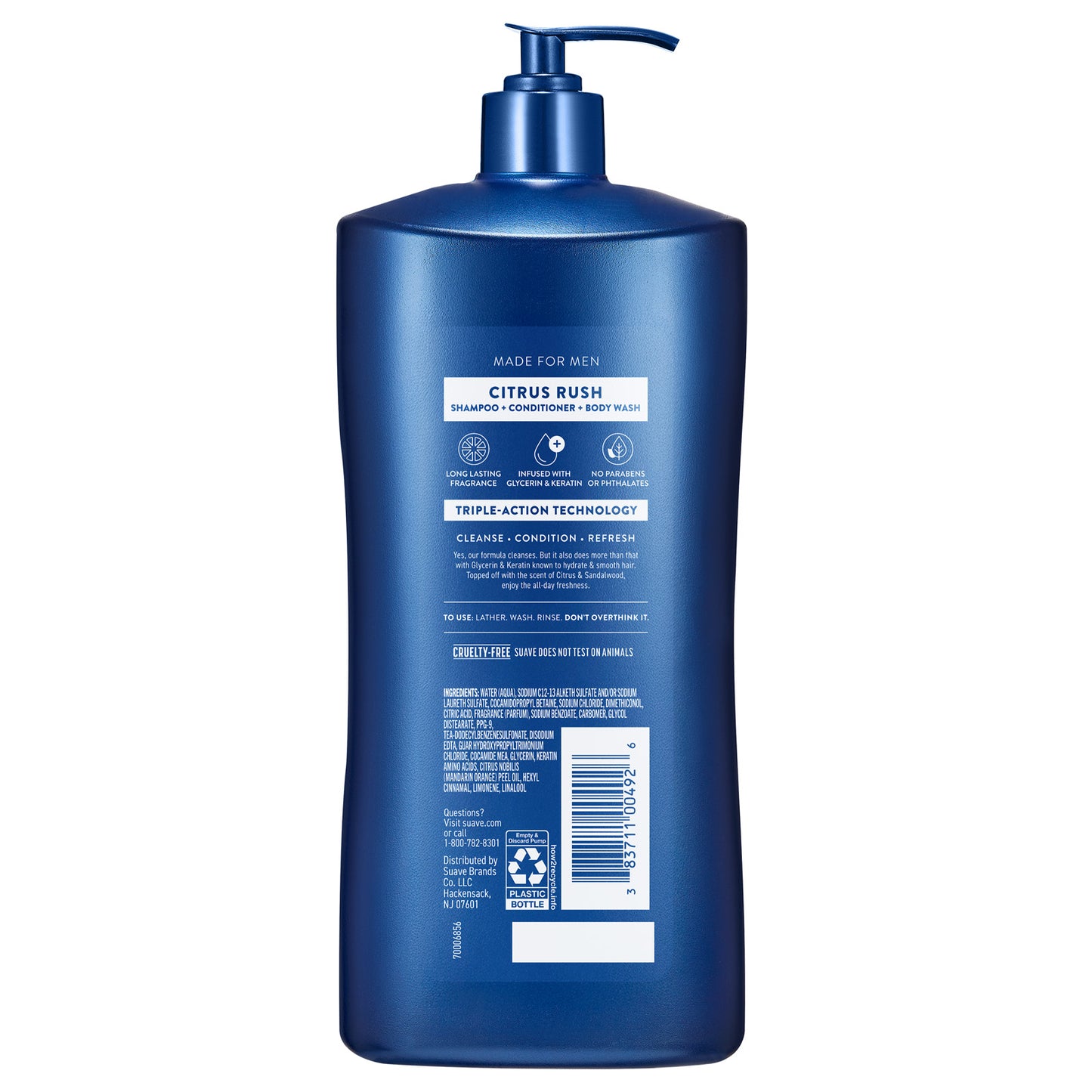 
                  
                    Men's Citrus Rush 3-in-1 Shampoo, Conditioner, &  Body Wash
                  
                