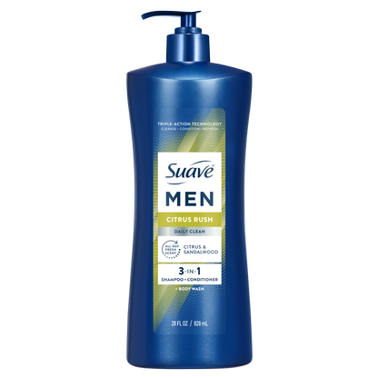 Men's Citrus Rush 3-in-1 Shampoo, Conditioner, &  Body Wash