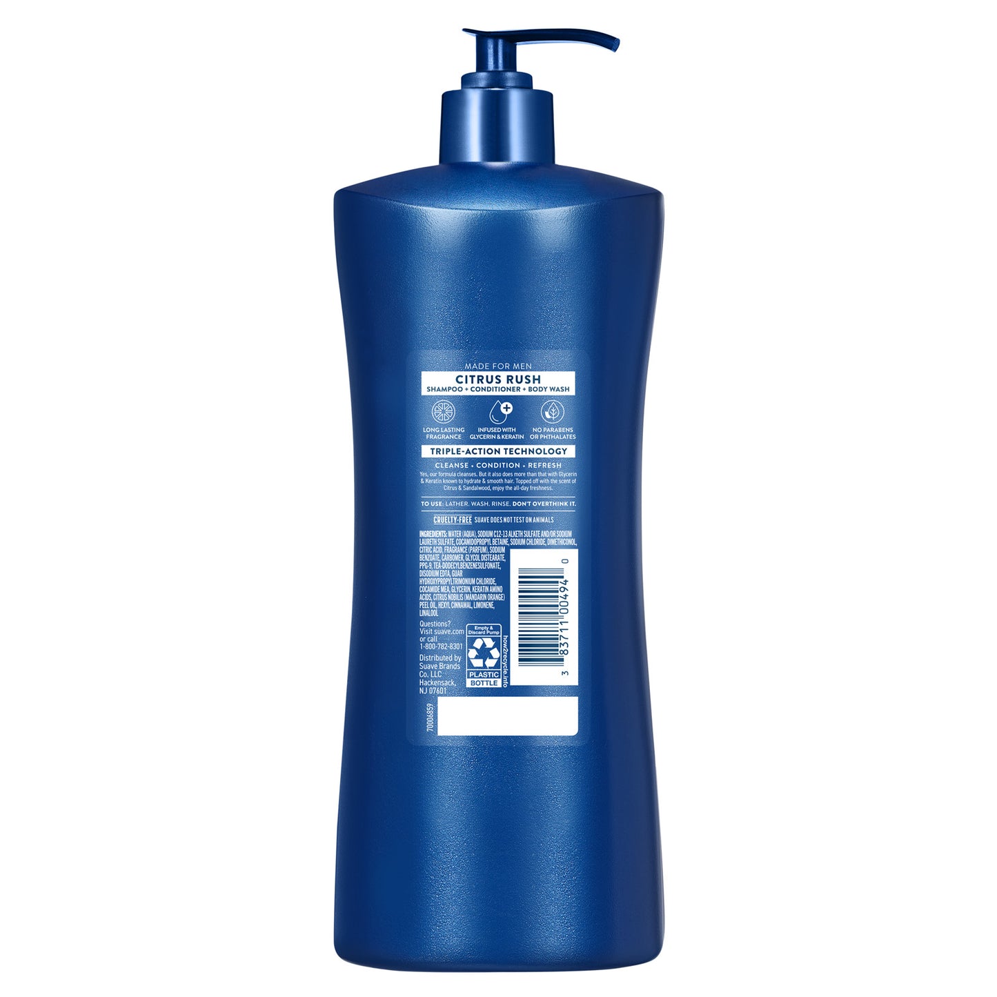 
                  
                    Men's Citrus Rush 3-in-1 Shampoo, Conditioner, &  Body Wash
                  
                