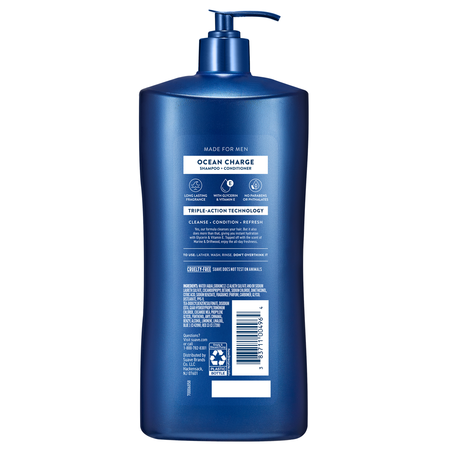 Champú y acondicionador 2 en 1 Ocean Charge