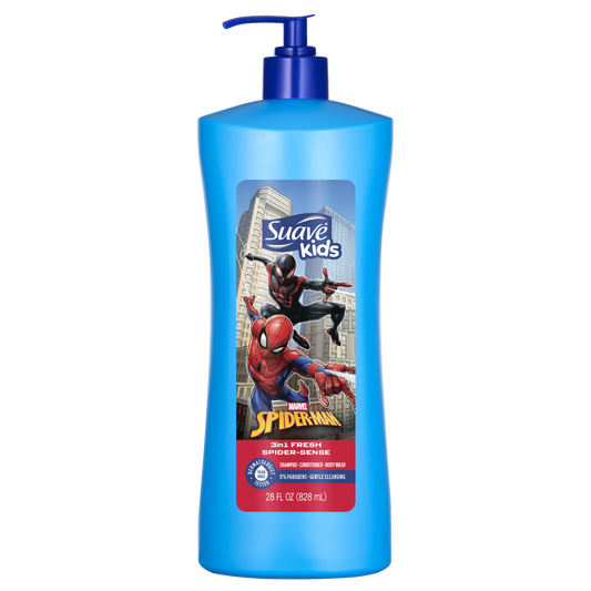 Marvel's Spider-Man 3-in-1 Shampoo, Conditioner, Body Wash