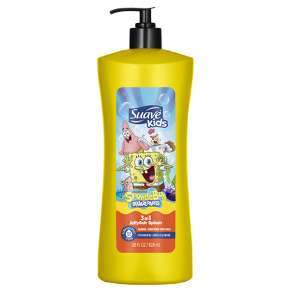 Champú y gel de baño 3 en 1 Bob Esponja Jellyfish Splash