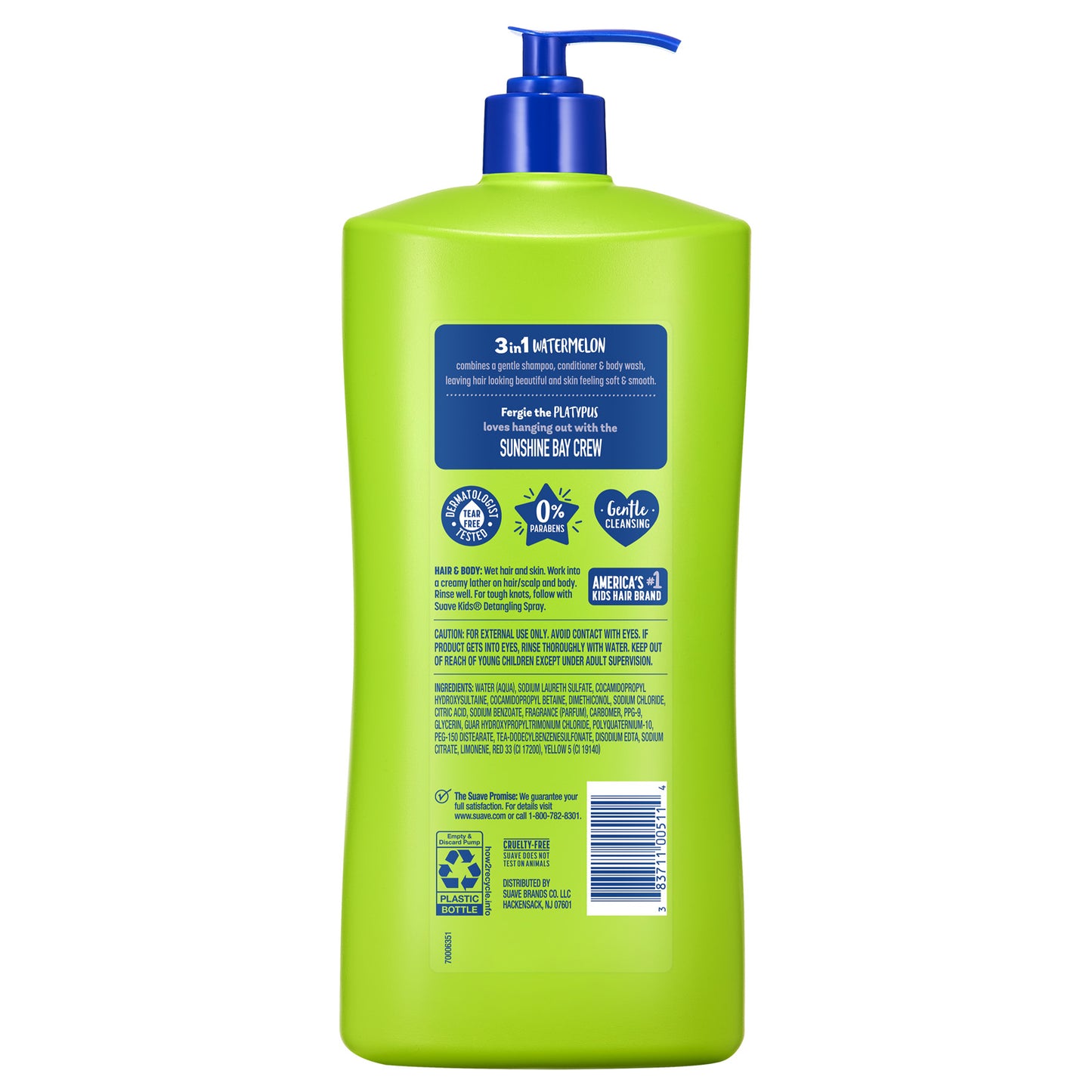 
                  
                    Watermelon Wonder 3-in-1 Shampoo, Conditioner, Body Wash
                  
                