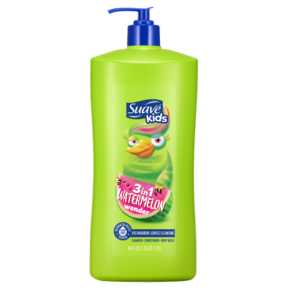 Watermelon Wonder 3-in-1 Shampoo, Conditioner, Body Wash