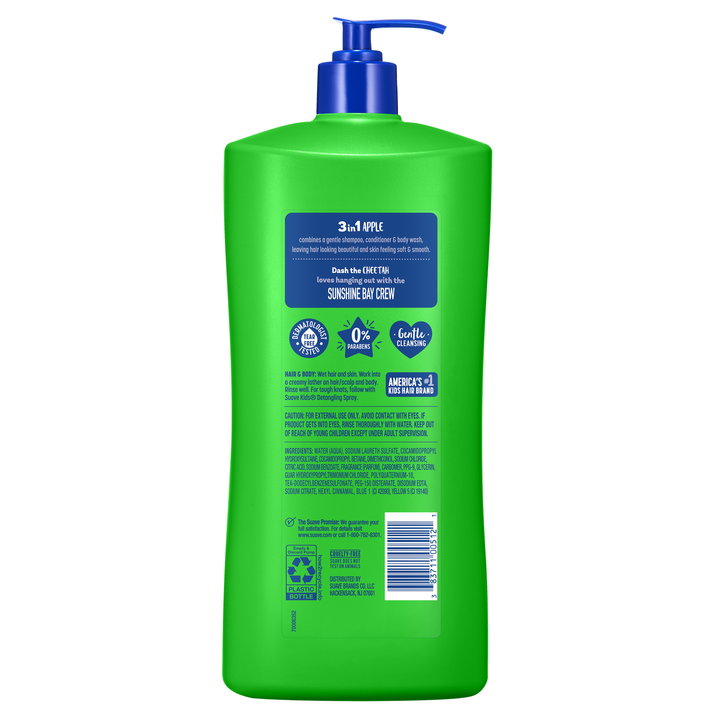 Silly Apple 3-in-1 Shampoo, Conditioner, Body Wash