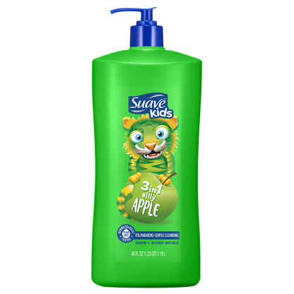 Silly Apple 3-in-1 Shampoo, Conditioner, Body Wash