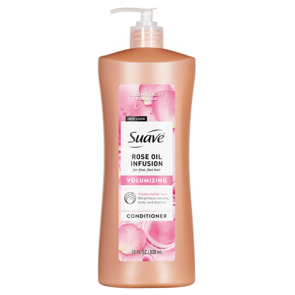 Acondicionador voluminizador con infusión de aceite de rosa