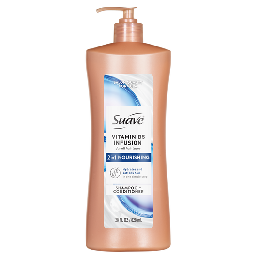 2-in-1 Shampoo & Conditioner with Vitamin B5 Infusion