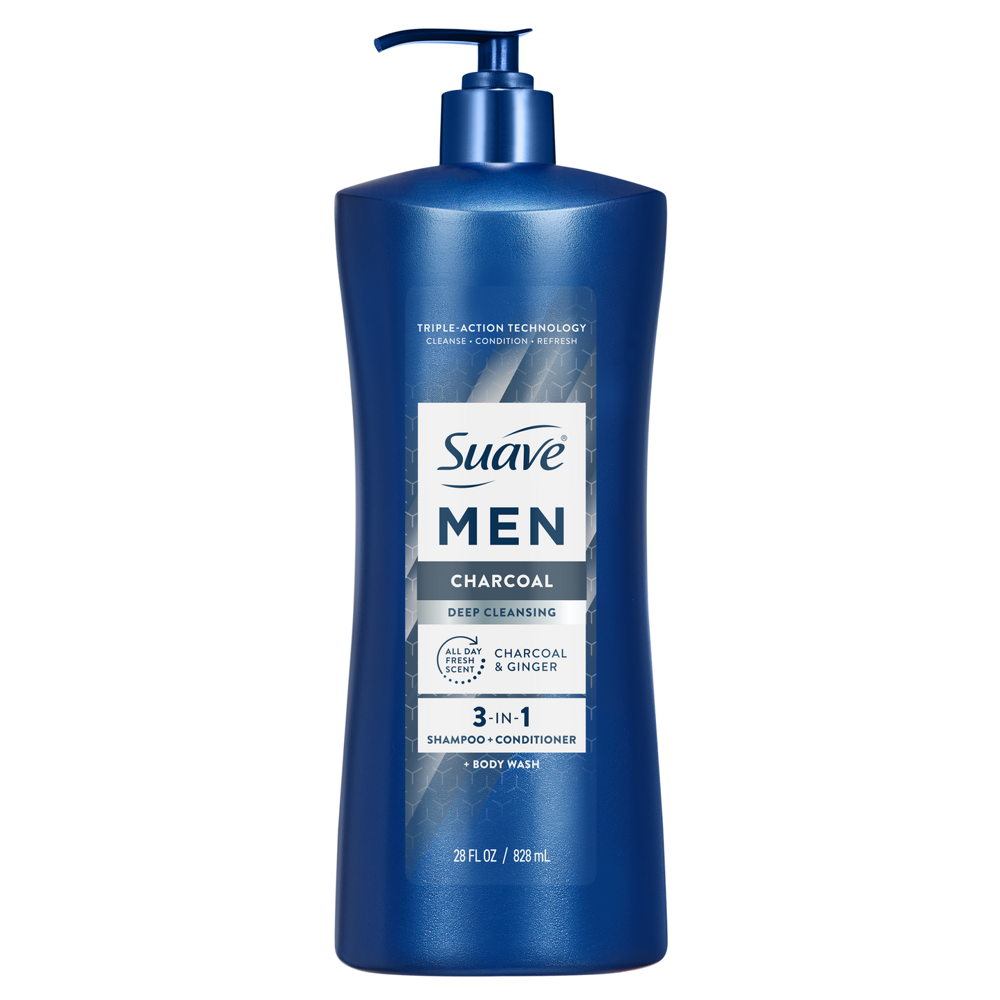 Men's Charcoal 3-in-1 Shampoo Conditioner & Body Wash