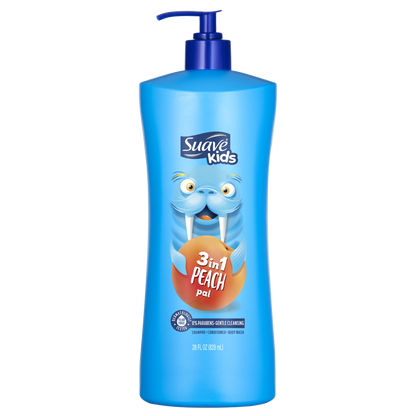 Peach 3-in-1 Shampoo, Conditioner, Body Wash