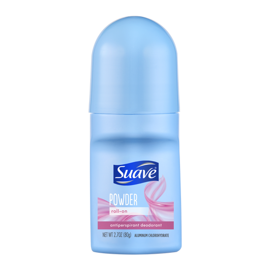 Desodorante antitranspirante en roll-on en polvo