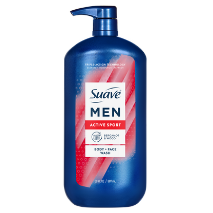 Gel de baño deportivo energizante + limpiador facial