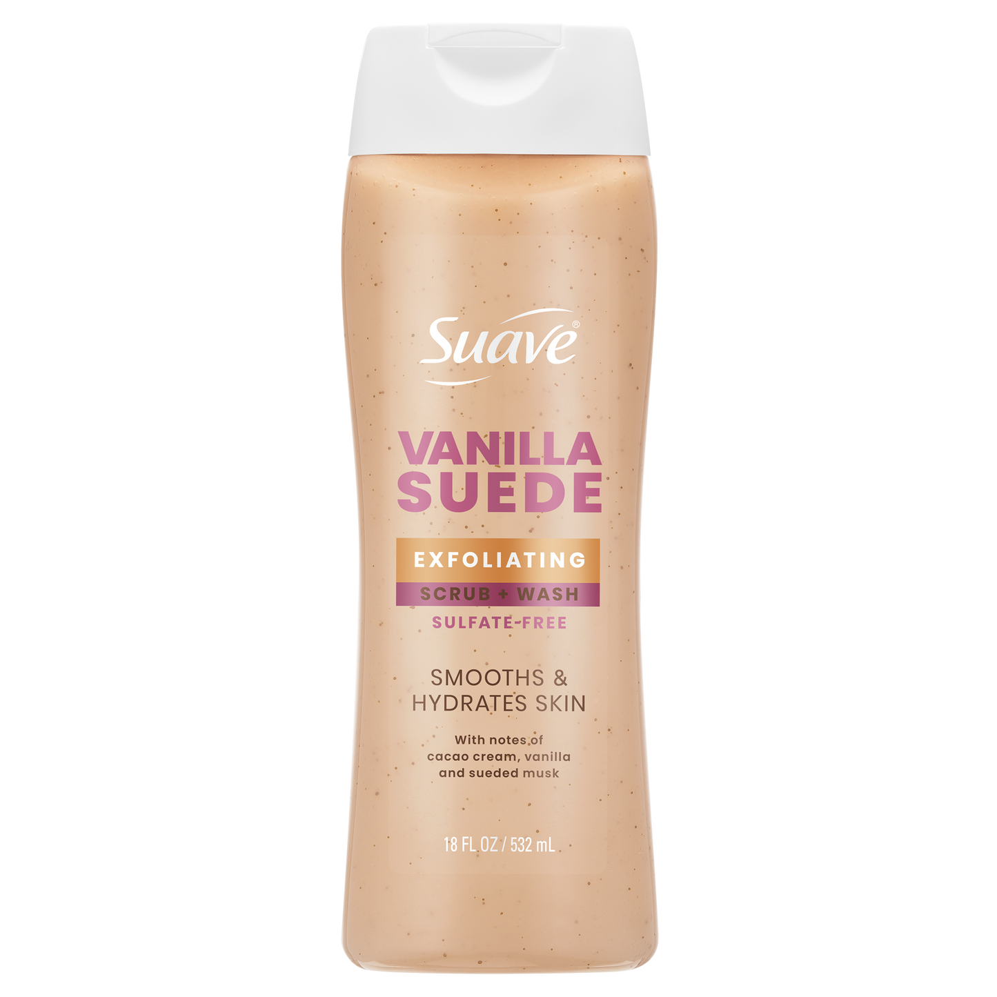 Vanilla Suede Exfoliating Body Wash & Scrub