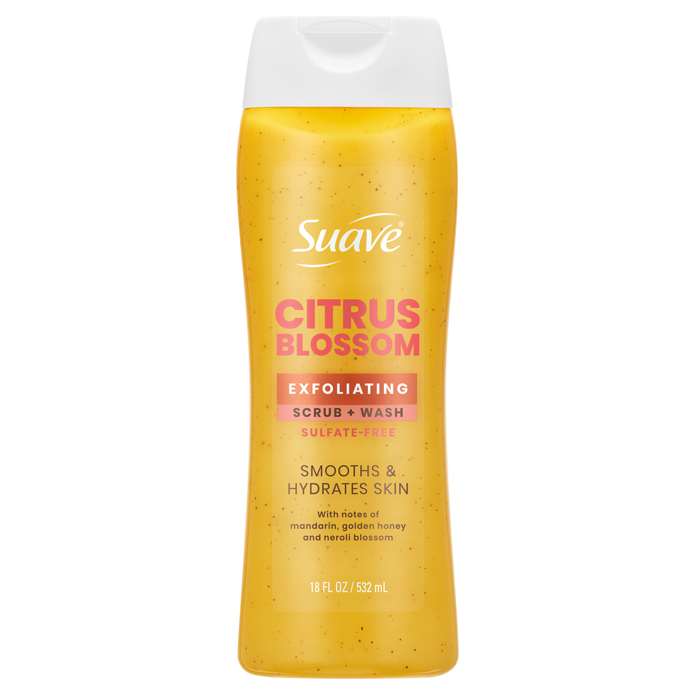 Citrus Blossom Exfoliating Body Wash & Scrub – Suave Brands Co.