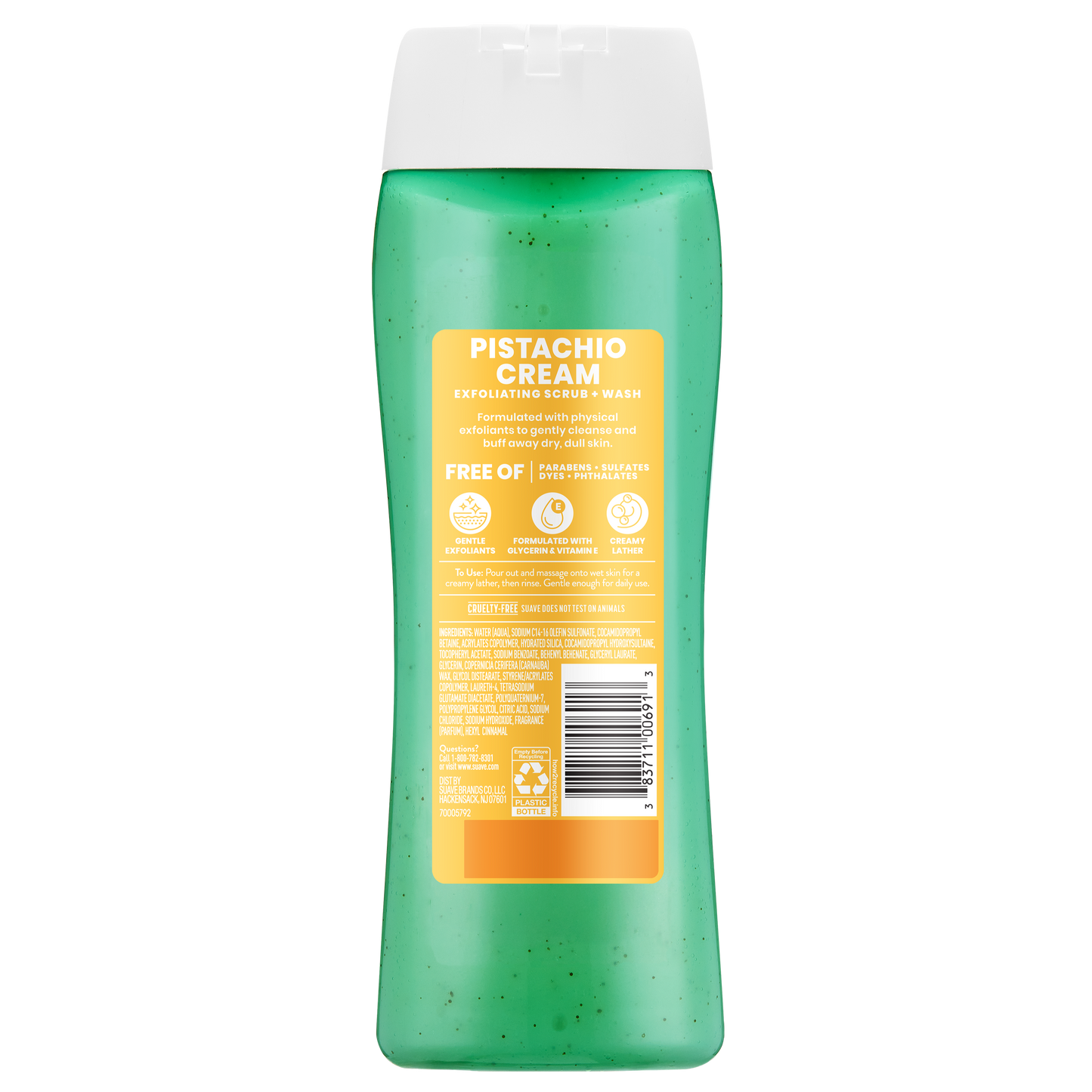 Pistachio Cream Exfoliating Body Wash & Scrub