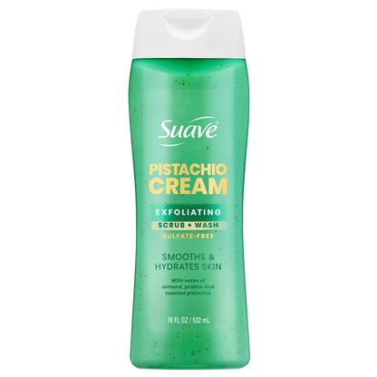 Pistachio Cream Exfoliating Body Wash & Scrub
