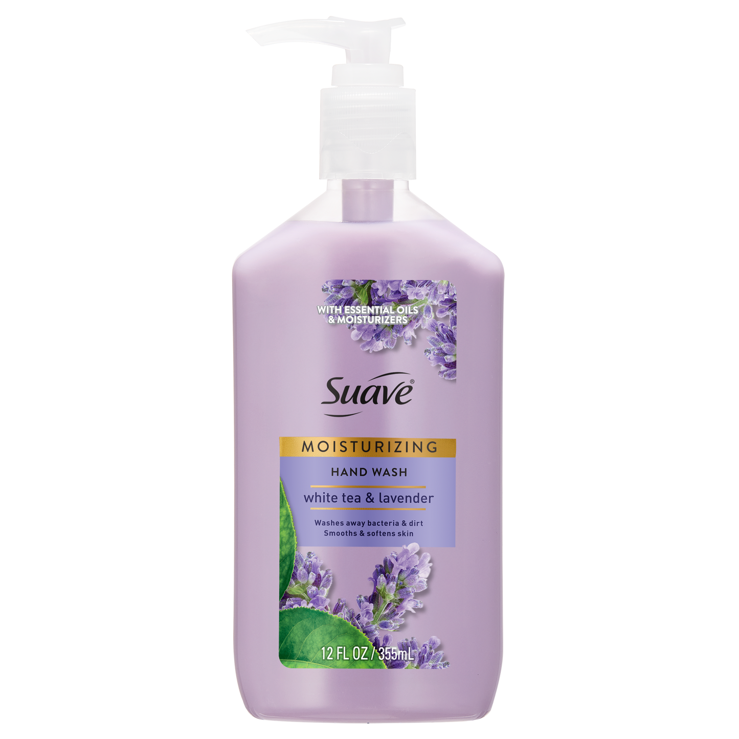 Jabón de manos hidratante de té blanco y lavanda