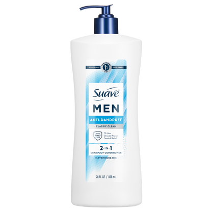 Classic Clean Men's 2-in1 Anti Dandruff Shampoo & Conditioner