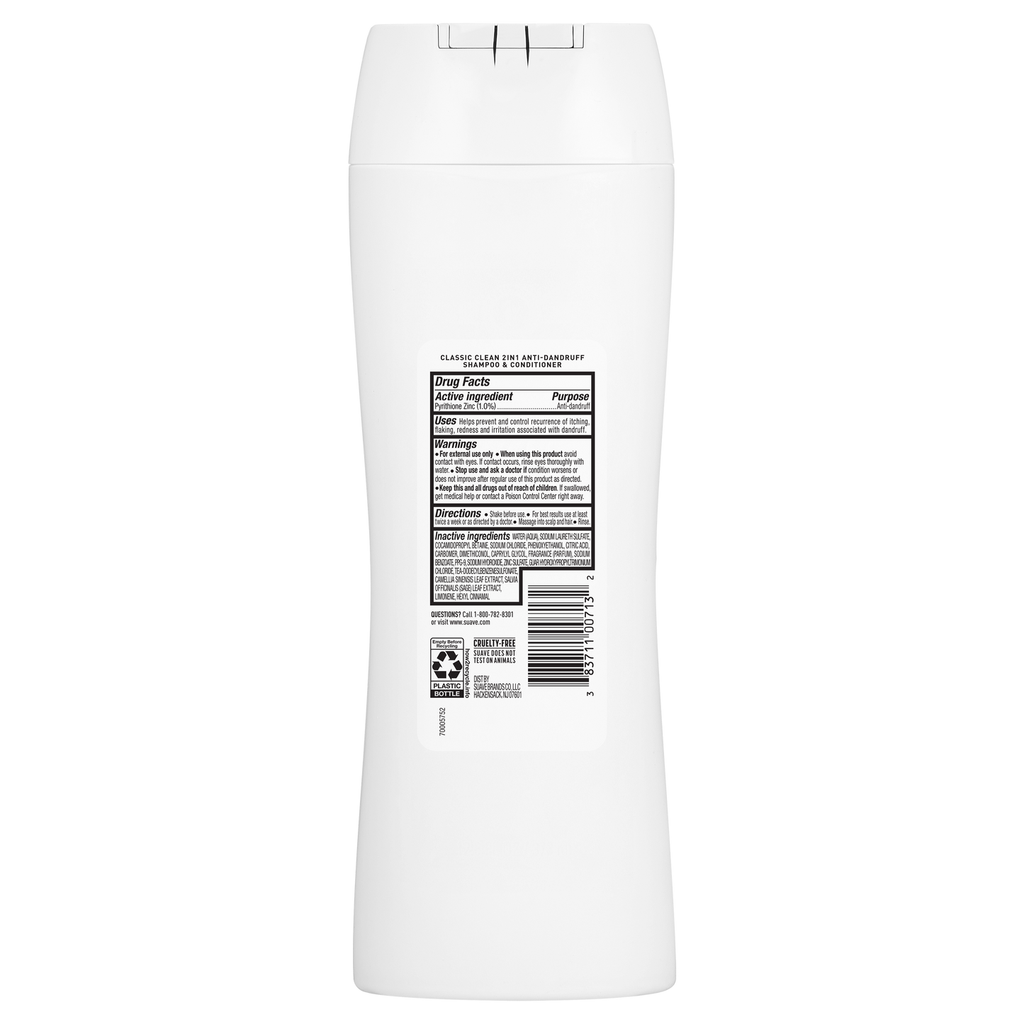 Classic Clean Anti Dandruff 2-in-1 Shampoo & Conditioner