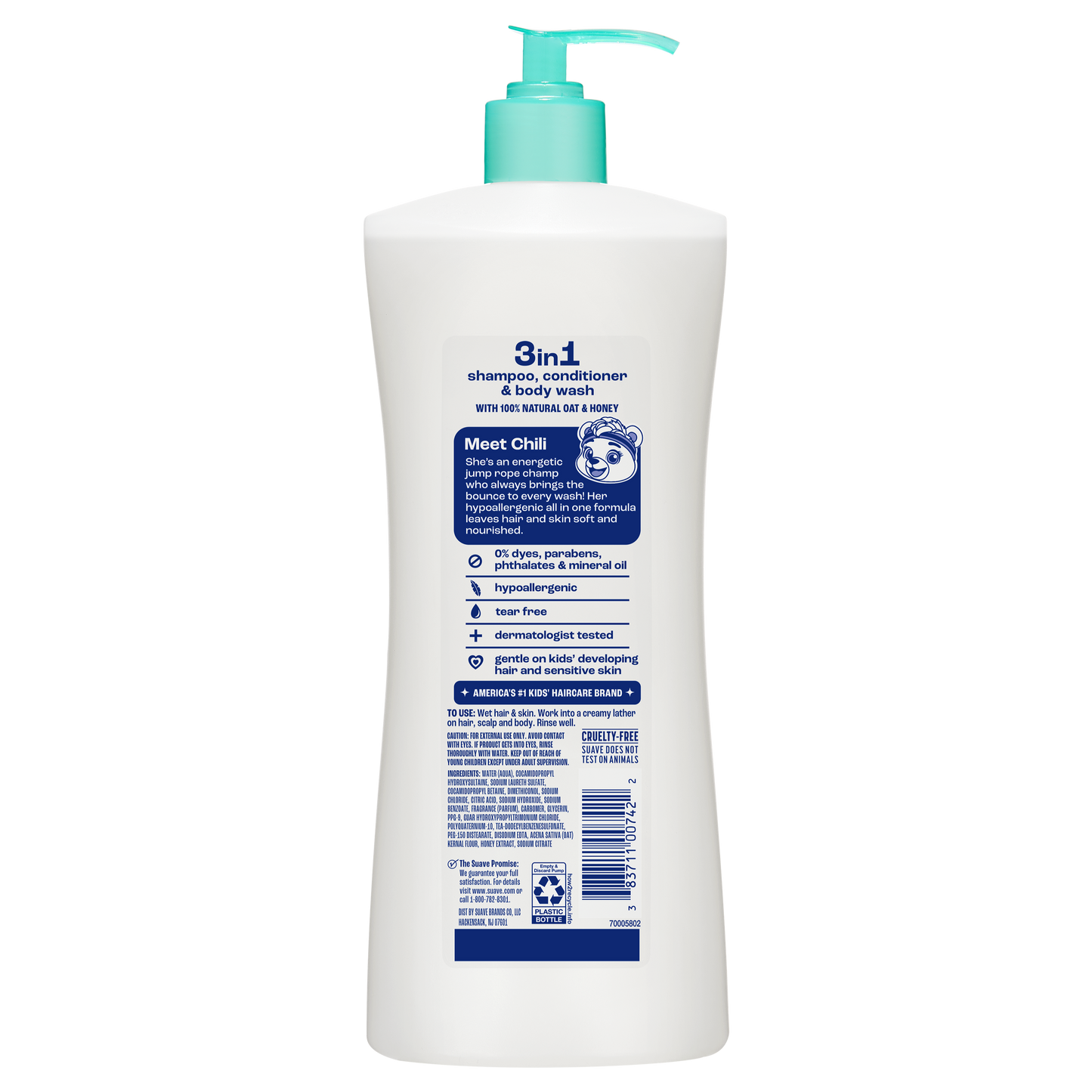 Kids Purely Fun Oat & Honey 3-in-1 Shampoo, Conditioner & Body Wash