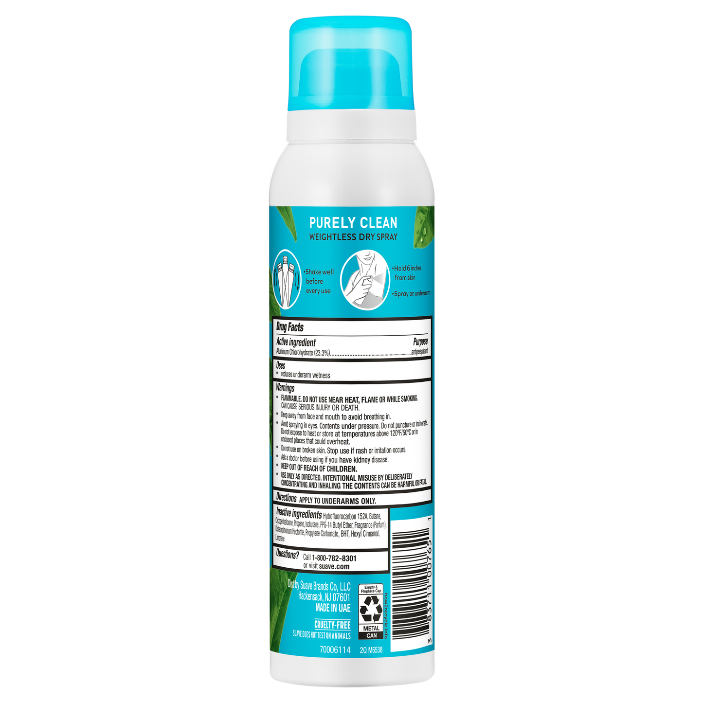 Purely Clean Dry Spray Antiperspirant Deodorant