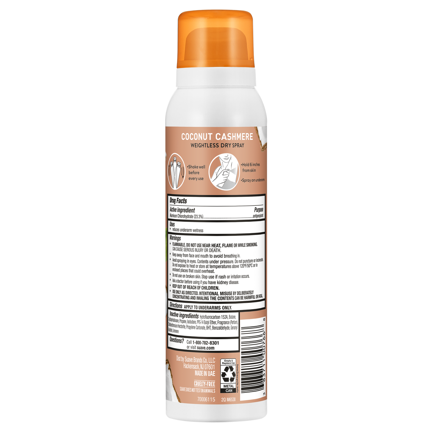 
                  
                    Coconut Cashmere Dry Spray Antiperspirant Deodorant
                  
                