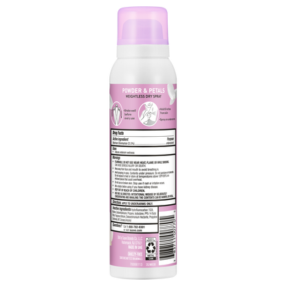 Powder & Petals Dry Spray Antiperspirant Deodorant