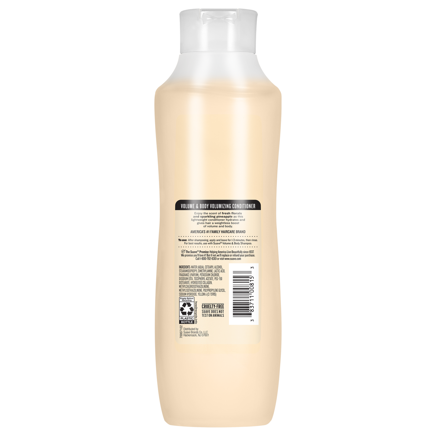 
                  
                    Suave Volume & Body Volumizing Conditioner with Collagen & Vitamin E Boosts Body & Fullness For All Hair Types, 22.5 FL OZ
                  
                