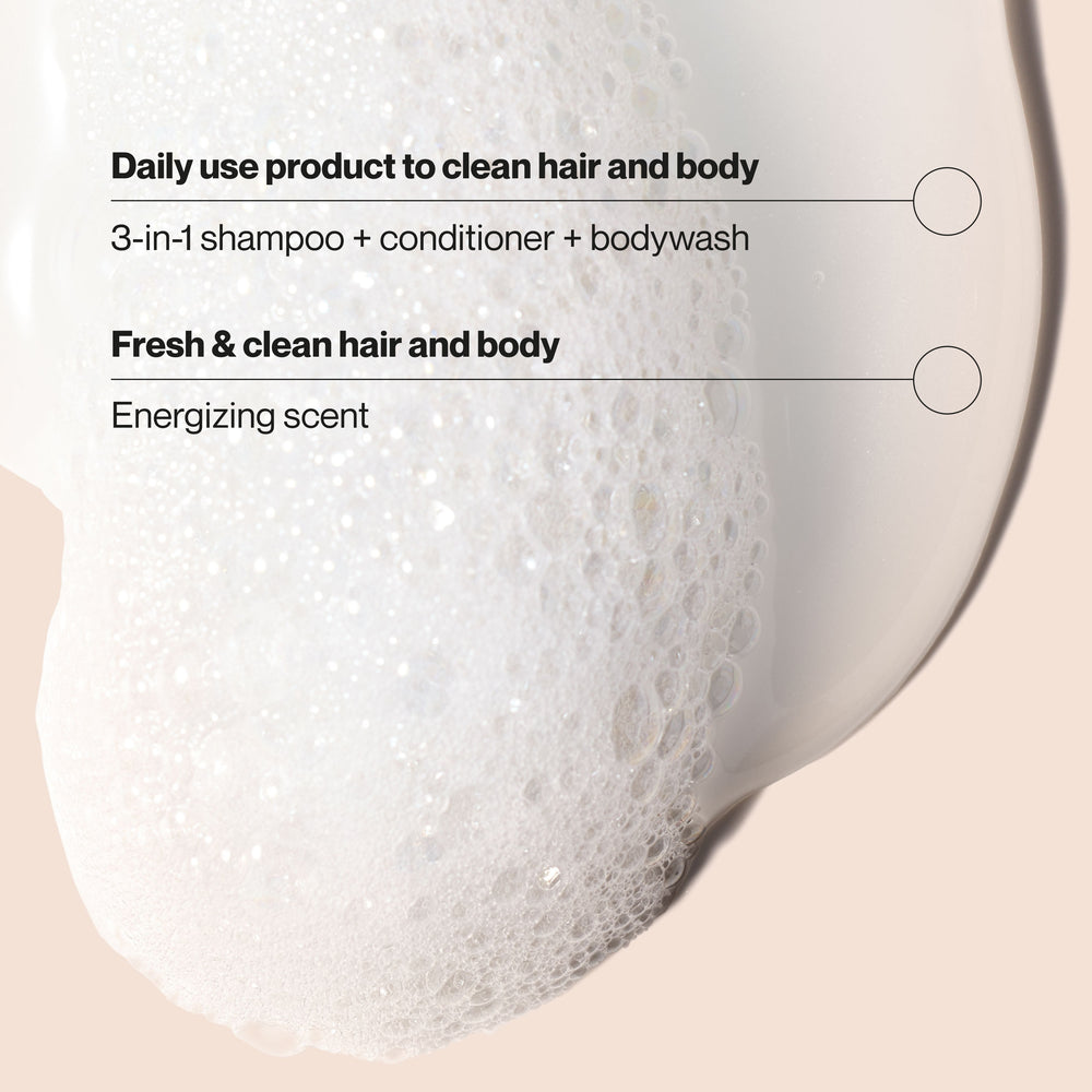 Men's Citrus Rush 3-in-1 Shampoo, Conditioner, & Body Wash – Suave