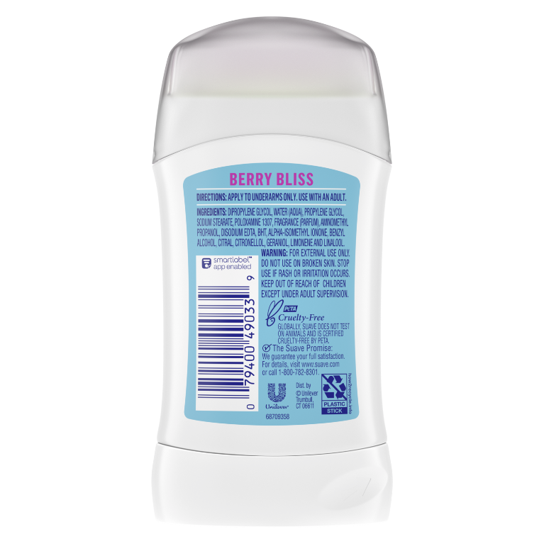 Fresh Vibes Berry Bliss Deodorant Stick | Suave® – Suave Brands Co.