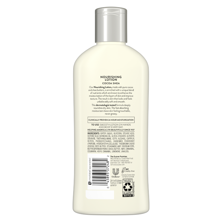 Nourishing Lotion with Cocoa Shea Suave Suave Brands Co