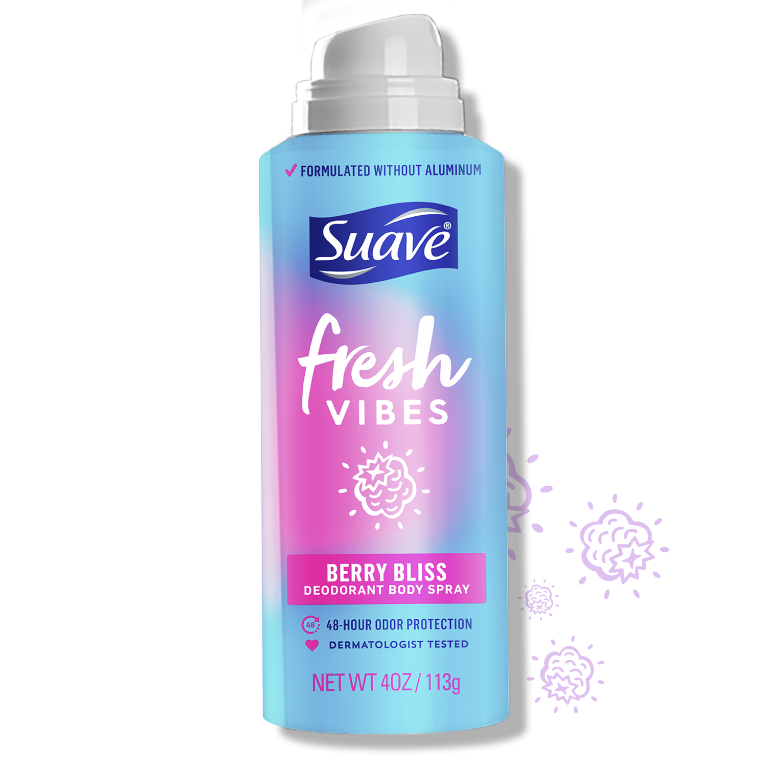 Fresh Vibes Berry Bliss Deodorant Body Spray