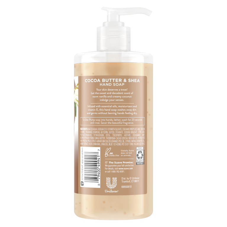 Jabón de manos dulce de manteca de cacao y karité