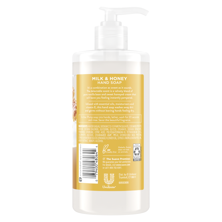 Milk & Honey Hand Soap  Suave® – Suave Brands Co.