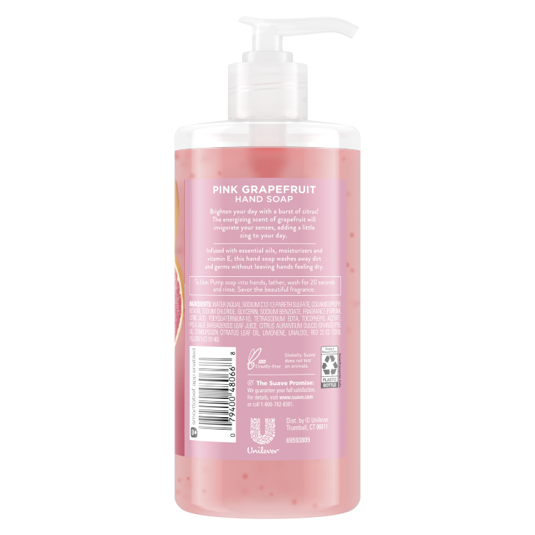 Pink Grapefruit Hand Soap Suave® Suave Brands Co.