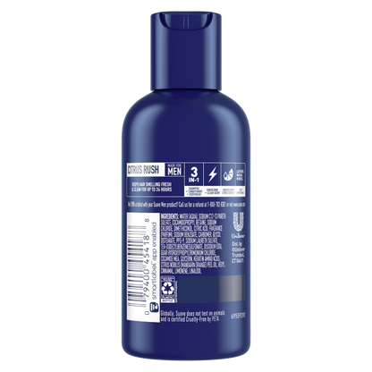 Men's Citrus Rush 3-in-1 Shampoo, Conditioner, &  Body Wash