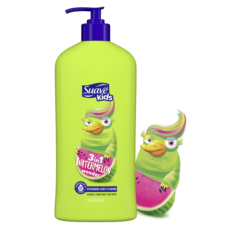  Suave Kids 3 in 1 Shampoo Conditioner Body Wash For