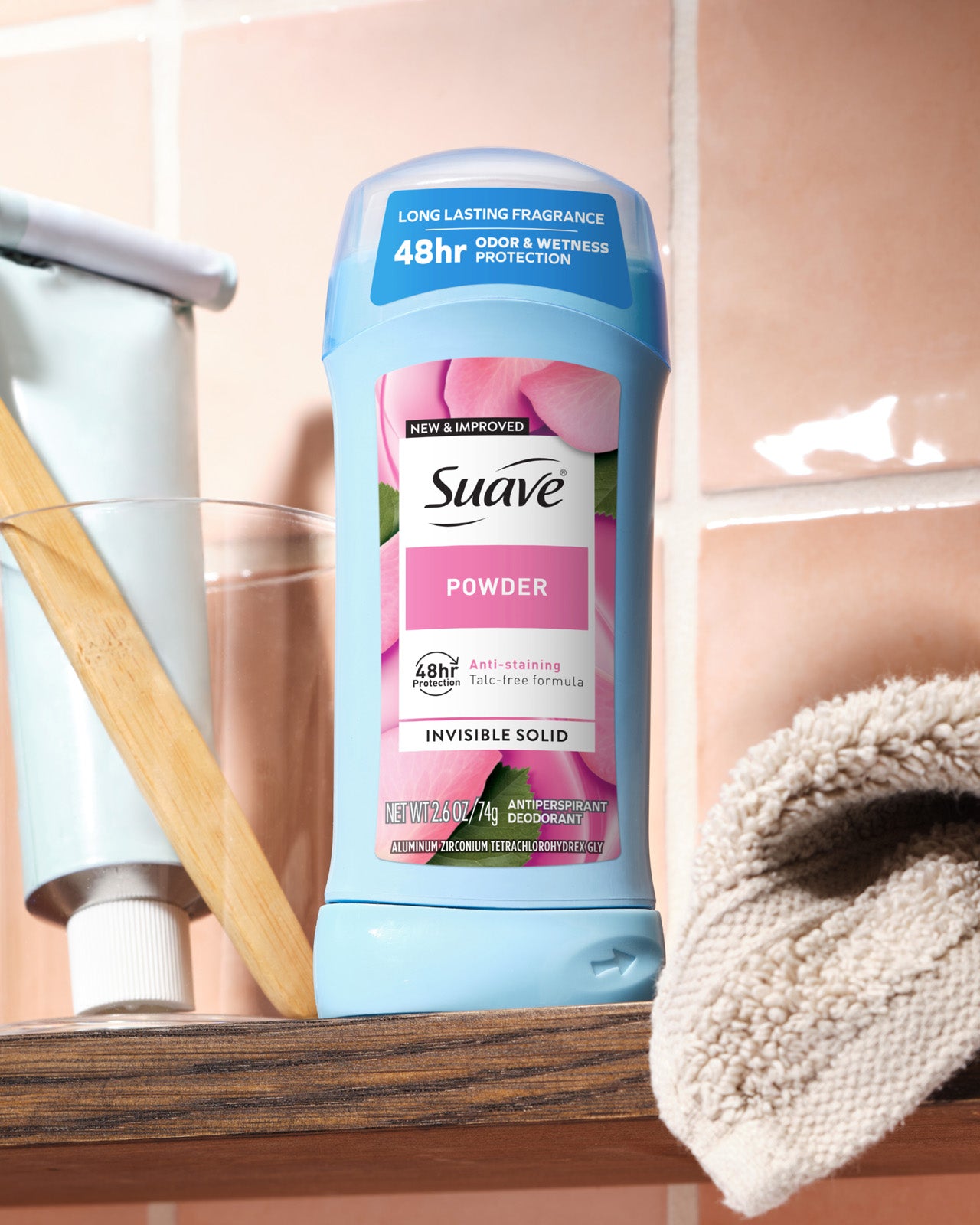 
                  
                    Powder Invisible Solid Antiperspirant Deodorant Stick
                  
                