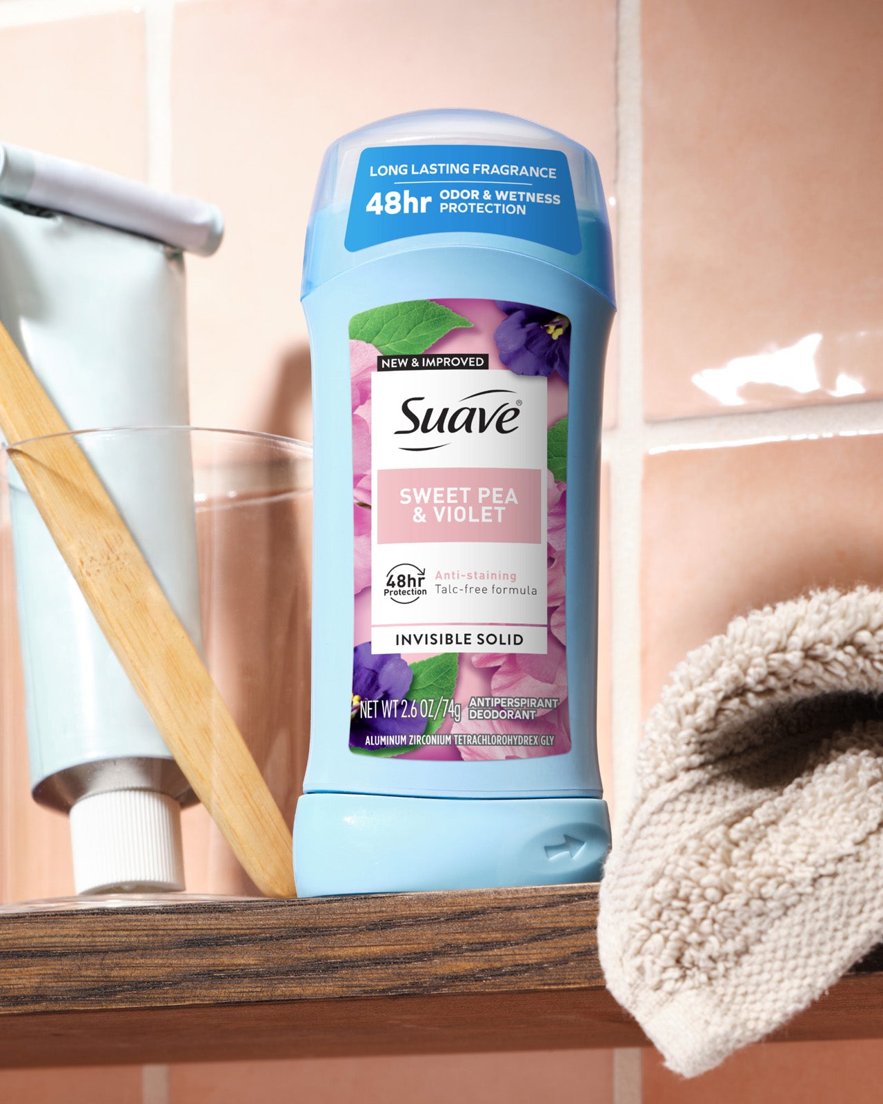 
                  
                    Sweet Pea & Violet Invisible Solid Antiperspirant Deodorant Stick
                  
                