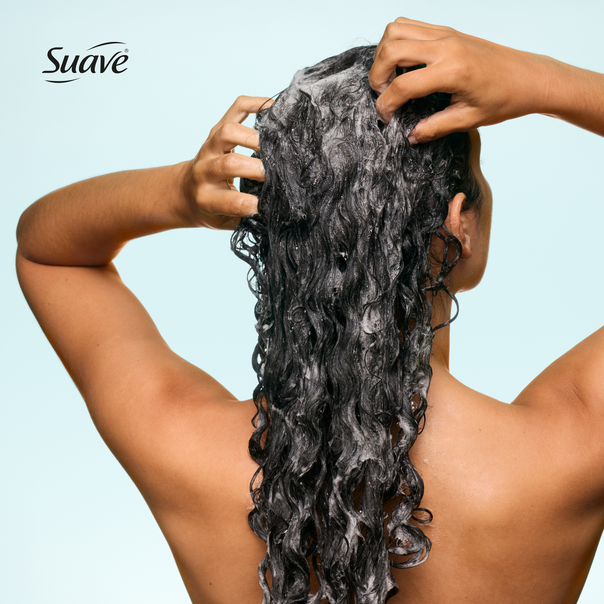 Suave Moisture Repair Sulfate-Free Shampoo with Hyaluronic Acid & Aloe Vera, Hydrates & Restores Dry, Damaged Hair