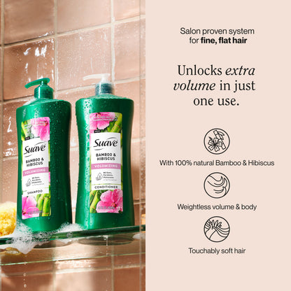 Bamboo & Hibiscus Volumizing Shampoo