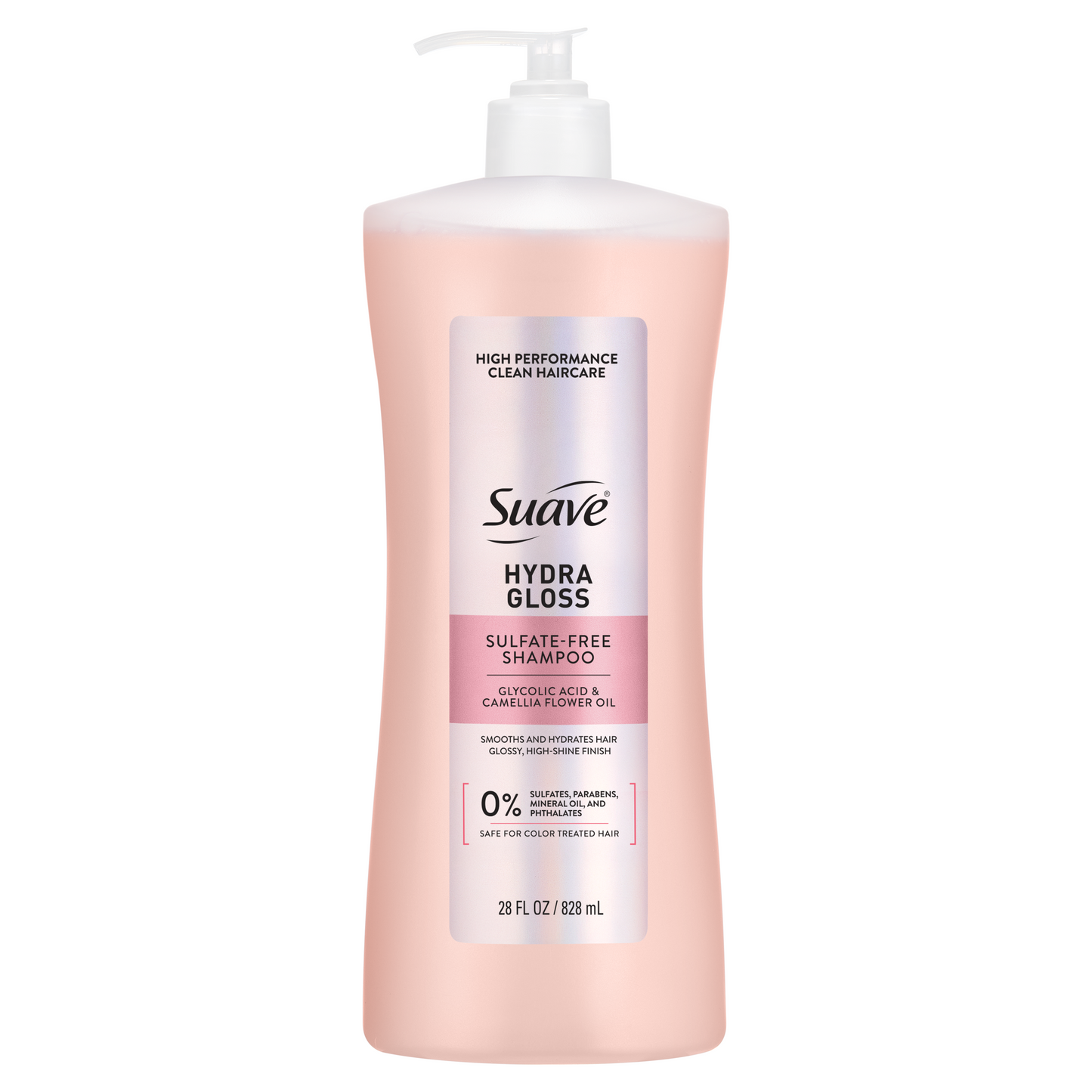 
                  
                    Suave Hydra Gloss Sulfate Free Shampoo with Glycolic Acid & Camellia Flower Oil for Hydrated, Smooth, Glossy Shine
                  
                
