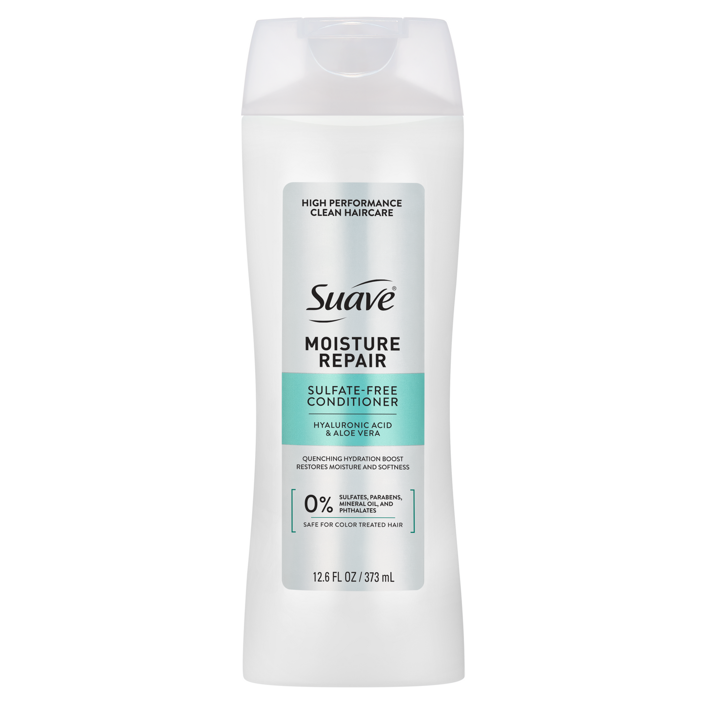 Suave Moisture Repair Sulfate-Free Conditioner with Hyaluronic Acid & Aloe Vera, Hydrates & Restores Dry, Damaged Hair